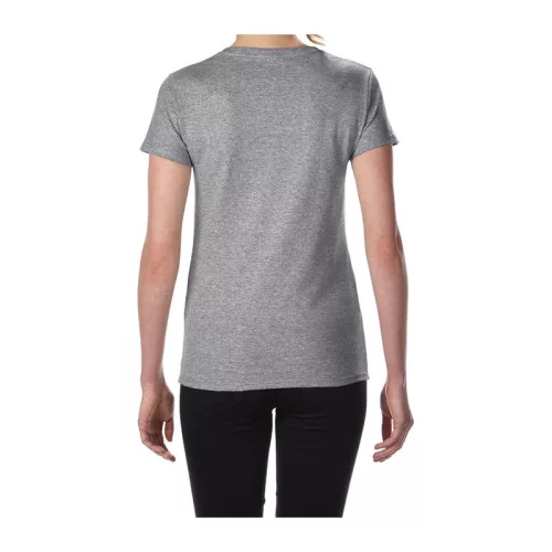PREMIUM COTTON®NŐI V-NYAKÚ PÓLÓ (S, Rs Sport Grey)