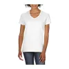 PREMIUM COTTON®NŐI V-NYAKÚ PÓLÓ (L, White)