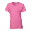 HEAVY COTTON LADIES T-SHIRT (L, Azalea)