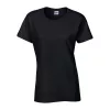 HEAVY COTTON LADIES T-SHIRT (2XL, Black)