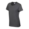 HEAVY COTTON LADIES T-SHIRT (M, Dark Heather)