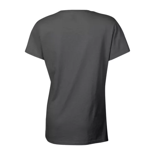 HEAVY COTTON LADIES T-SHIRT (M, Dark Heather)