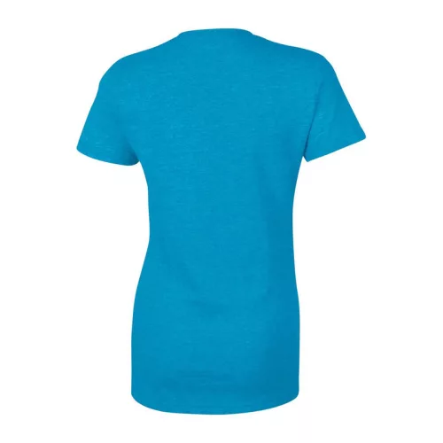 HEAVY COTTON LADIES T-SHIRT (L, Heather Sapphire)