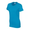 HEAVY COTTON LADIES T-SHIRT (M, Heather Sapphire)