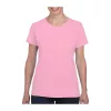HEAVY COTTON LADIES T-SHIRT (S, Light Pink)