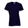HEAVY COTTON LADIES T-SHIRT (L, Navy)