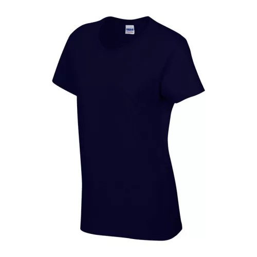 HEAVY COTTON LADIES T-SHIRT (M, Navy)