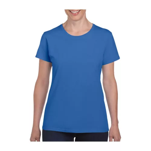 HEAVY COTTON LADIES T-SHIRT (XL, Royal)