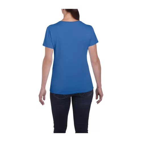 HEAVY COTTON LADIES T-SHIRT (XL, Royal)