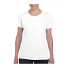 HEAVY COTTON LADIES T-SHIRT (L, White)