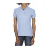 DRYBLEND® LADIES' DOUBLE PIQUÉ POLO (M, Light Blue)