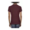 PREMIUM COTTON LADIES' DOUBLE PIQUÉ POLO (XL, Maroon)
