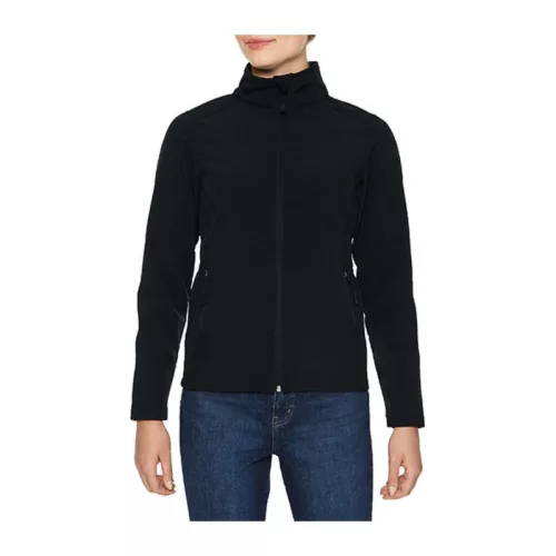 HAMMER LADIES SOFTSHELL JACKET (2XL, Black)