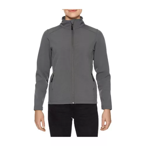 HAMMER LADIES SOFTSHELL JACKET (2XL, Charcoal)