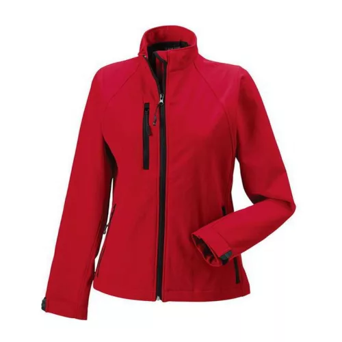 140F női softshell kabát (4XL, Classic Red)