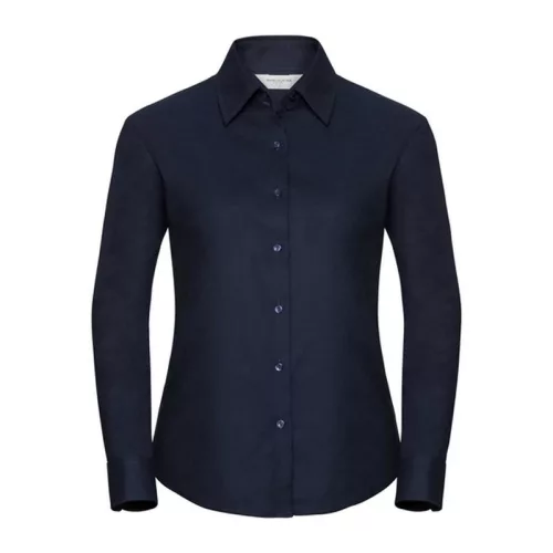 Russell Ladies Oxford Shirt (2XL, Navy)