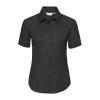 Russell Ladies SSL Easy Care Oxford Shirt (M, Black)