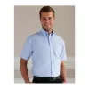 Russell Men’s Short Sleeve Classic Oxford Shirt (4XL, Oxford Blue)