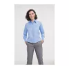 Russell Non-iron Ladies blouse long-sleeve (XL, White)