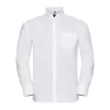 Russel men Non-iron shirt long-sleeve (3XL, White)