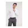 Russel men Non-iron shirt long-sleeve (S, Bright Sky)
