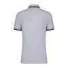 Men'S 2 Striped Short Sleeved Poloshirt (XL, Black/Oxford Grey)
