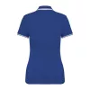 Ladie'S 2 Striped Short Sleeved Poloshirt (M, Royal Blue/White)