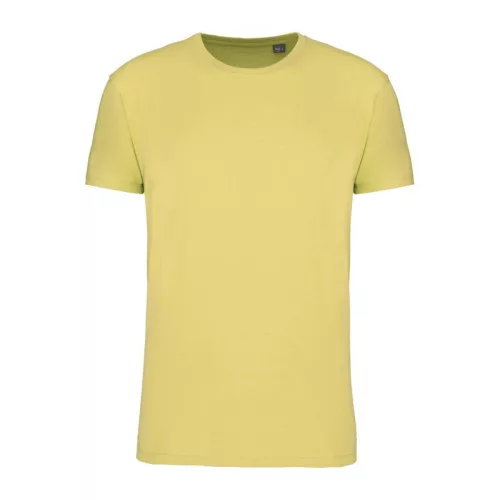 Bio150Ic Men'S Round Neck T-Shirt (2XL, Lemon Yellow)