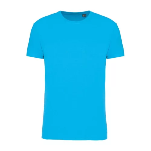 Bio150Ic Men'S Round Neck T-Shirt (S, Sea Turquoise)