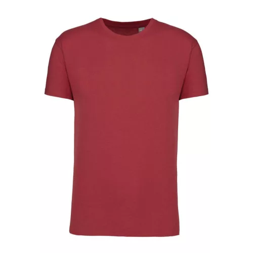 Bio150Ic Men'S Round Neck T-Shirt (M, Terracotta Red)
