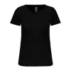 Ladies' Bio150Ic Crew Neck T-Shirt (2XL, Black)