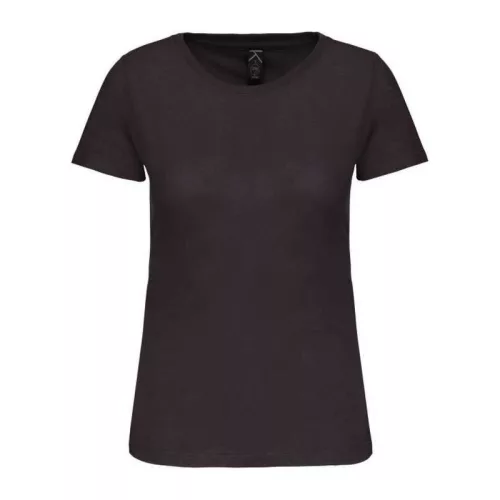 Ladies' Bio150Ic Crew Neck T-Shirt (XS, Dark Grey)