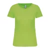 Ladies' Bio150Ic Crew Neck T-Shirt (L, Lime)