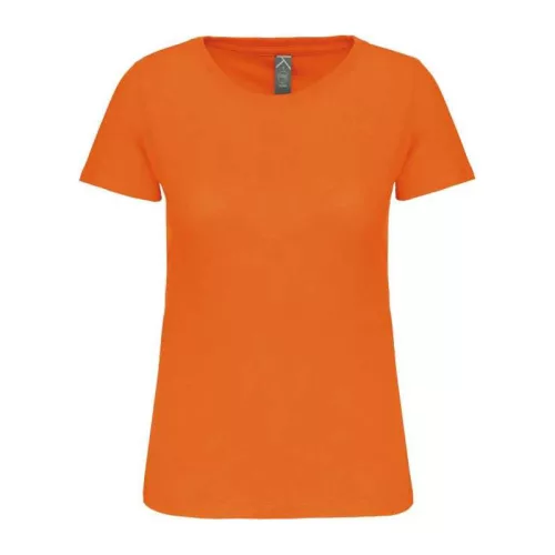 Ladies' Bio150Ic Crew Neck T-Shirt (L, Orange)