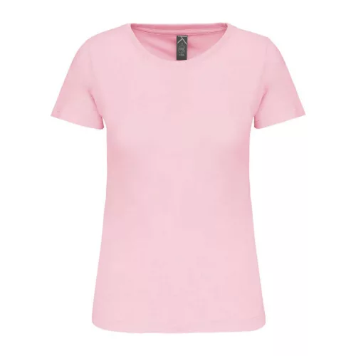 Ladies' Bio150Ic Crew Neck T-Shirt (L, Pale Pink)