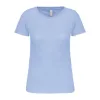 Ladies' Bio150Ic Crew Neck T-Shirt (2XL, Sky Blue)
