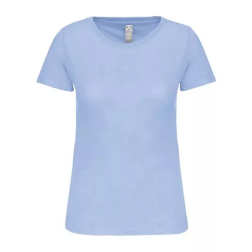 Ladies' Bio150Ic Crew Neck T-Shirt (2XL, Sky Blue)