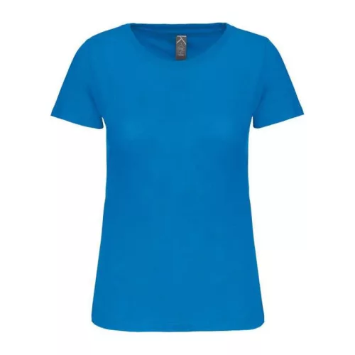 Ladies' Bio150Ic Crew Neck T-Shirt (L, Tropical Blue)
