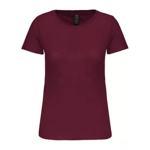 Ladies' Bio150Ic Crew Neck T-Shirt (2XL, Wine)