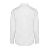 Men Long-Sleeved Easy Care Shirt Without Pocket (2XL, White)