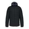 MEN'S LIGHTWEIGHT HOODED PADDED JACKET (S, Black)