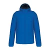 MEN'S LIGHTWEIGHT HOODED PADDED JACKET (2XL, Light Royal Blue)