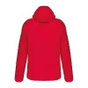 MEN'S LIGHTWEIGHT HOODED PADDED JACKET (M, Red)