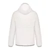 MEN'S LIGHTWEIGHT HOODED PADDED JACKET (L, White)