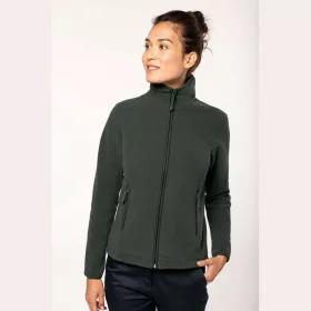   MAUREEN - LADIES' FULL ZIP MICROFLEECE JACKET (2XL, Beige)