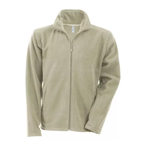 FALCO - FULL ZIP MICROFLEECE JACKET (M, Beige)