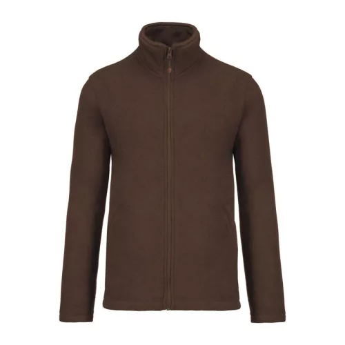 FALCO - FULL ZIP MICROFLEECE JACKET (XL, Chocolate)