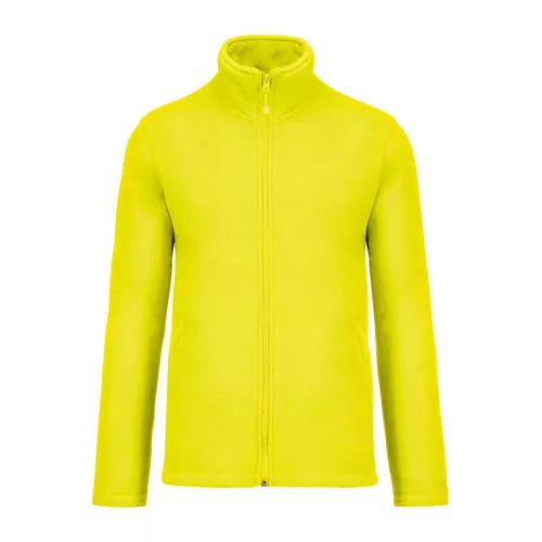 FALCO - FULL ZIP MICROFLEECE JACKET (L, Fluorescent Yellow)
