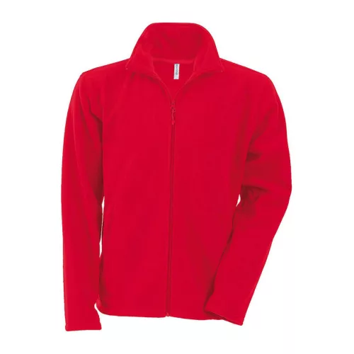 FALCO - FULL ZIP MICROFLEECE JACKET (M, Red)