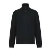 Unisex Microfleece Elasticated Jacket (2XL, Black)